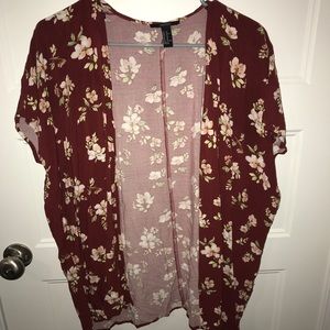 f21 Flower cardigan